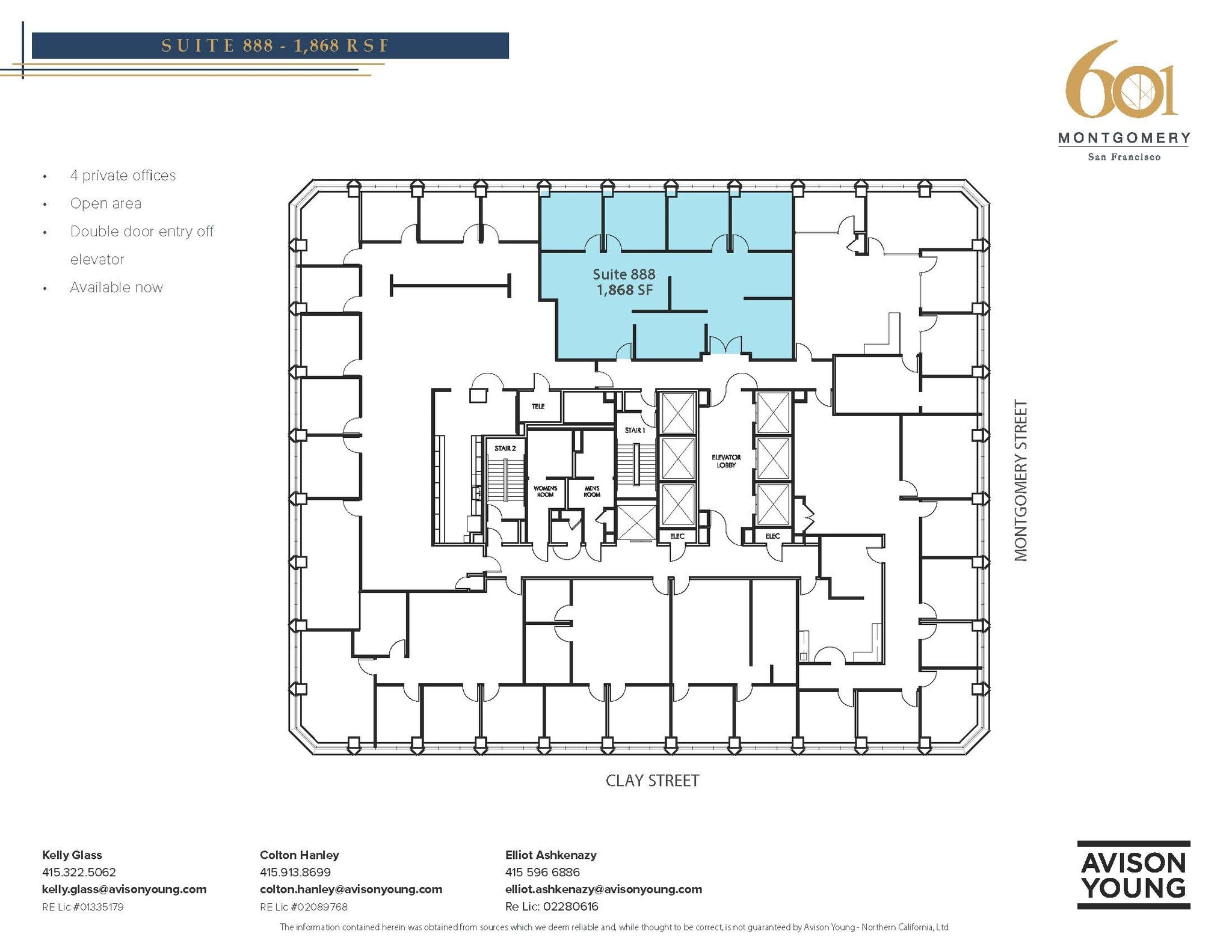 601 Montgomery St, San Francisco, CA for lease Floor Plan- Image 1 of 1