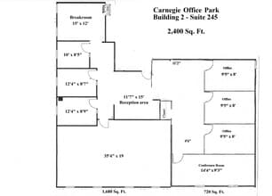 600 N Bell Ave, Carnegie, PA for lease Site Plan- Image 1 of 1