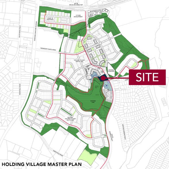 S Franklin St, Wake Forest, NC à louer - Plan de site - Image 3 de 3