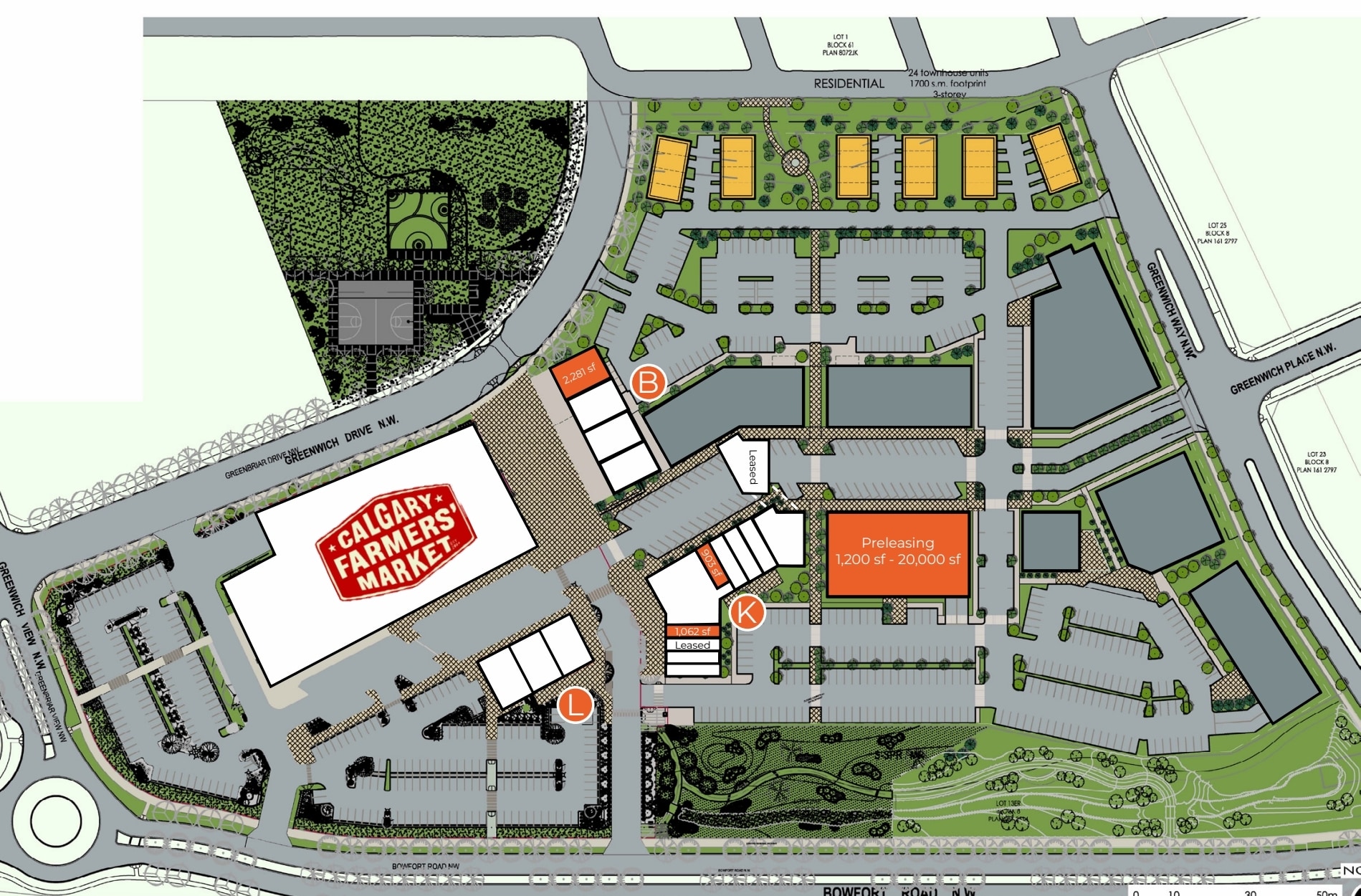 45 Greenbriar Way NW, Calgary, AB for lease Site Plan- Image 1 of 2