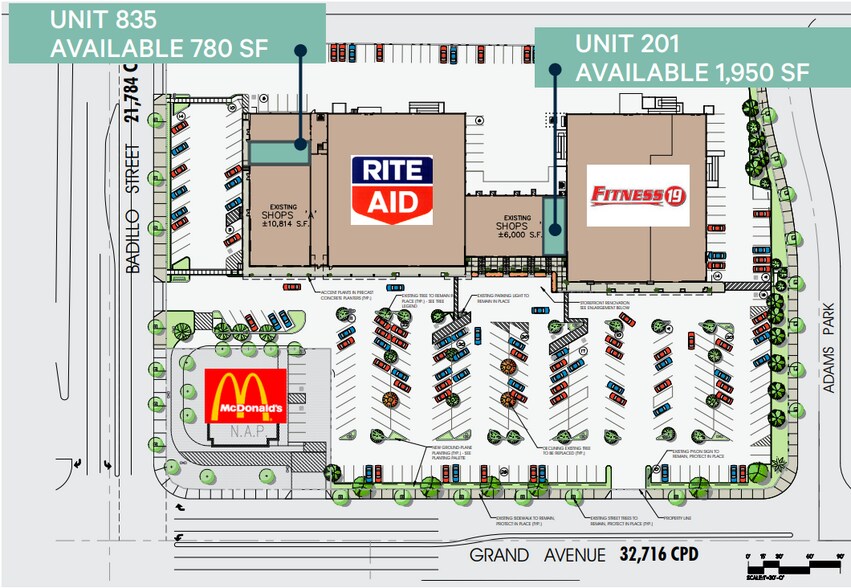119-207 N Grand Ave, Covina, CA à louer - Photo du bâtiment - Image 1 de 3