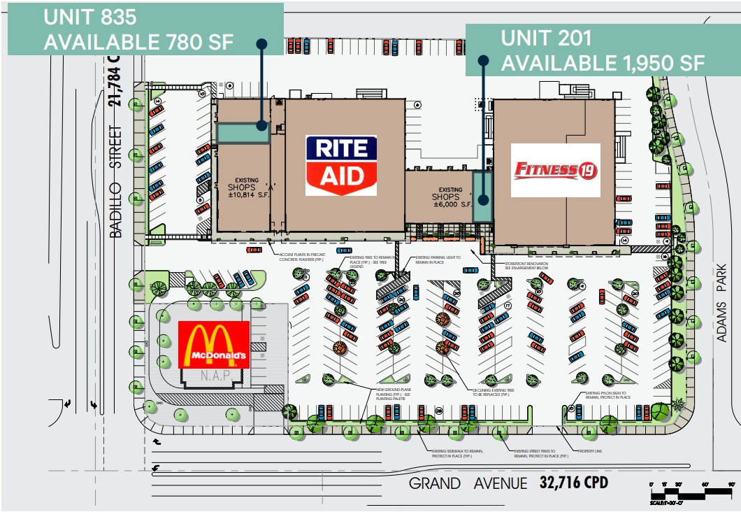 119-207 N Grand Ave, Covina, CA for lease Building Photo- Image 1 of 4