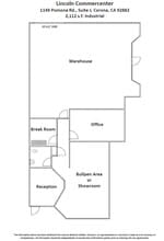 1141 W Pomona Rd, Corona, CA for lease Floor Plan- Image 1 of 1