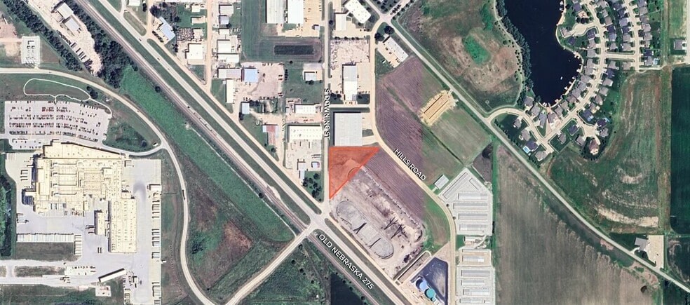 1123 Hills Rd, Fremont, NE for lease - Aerial - Image 2 of 4