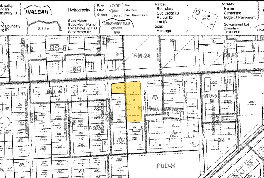 6280 Sunset Dr, Miami, FL à louer - Plan cadastral - Image 3 de 6