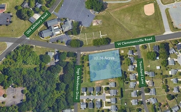 1482 Clemmonsville Rd, Winston-Salem, NC - AERIAL map view