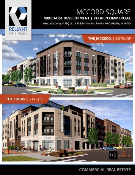 US 36 & Mt Comfort rd, McCordsville, IN for lease - Building Photo - Image 1 of 10