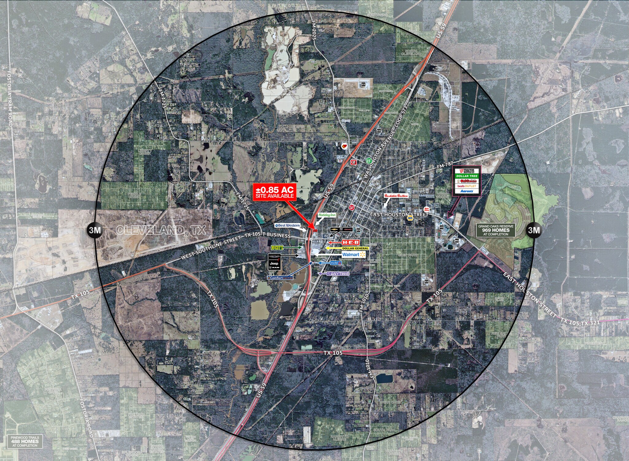 605 Lovett Ave, Cleveland, TX à vendre Aérien- Image 1 de 1