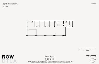 777 S Alameda St, Los Angeles, CA for lease Floor Plan- Image 1 of 2
