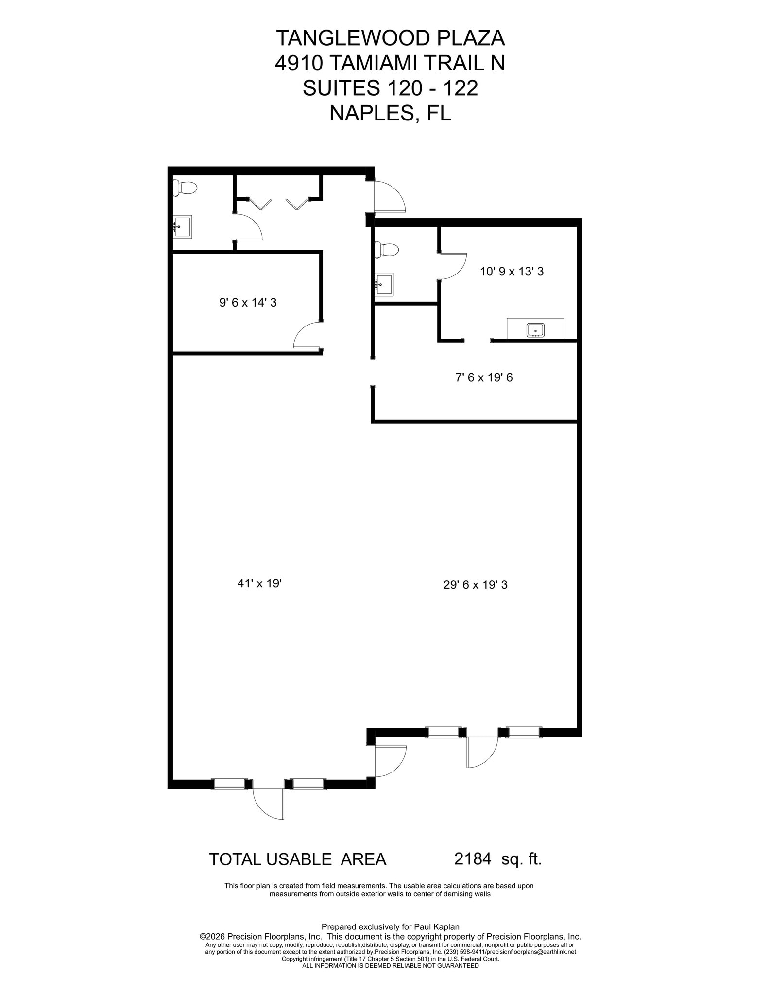4910 Tamiami Trl N, Naples, FL à louer Plan de site- Image 1 de 7