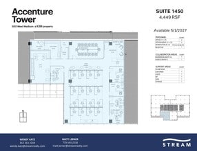 500 W Madison St, Chicago, IL for lease Floor Plan- Image 1 of 1