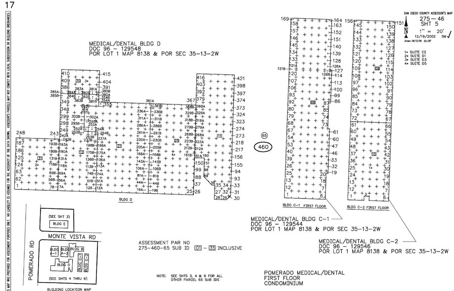 15525 Pomerado Rd, Poway, CA for lease - Plat Map - Image 2 of 2