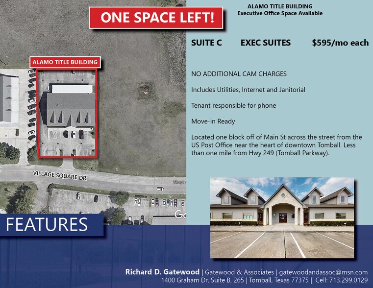 1002 Village Square Dr, Tomball, TX à louer - Photo du bâtiment - Image 2 de 6