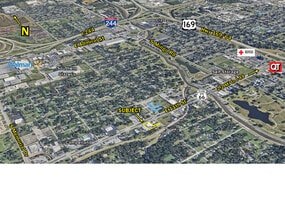 8740 E 11th St, Tulsa, OK - AERIAL  map view - Image1