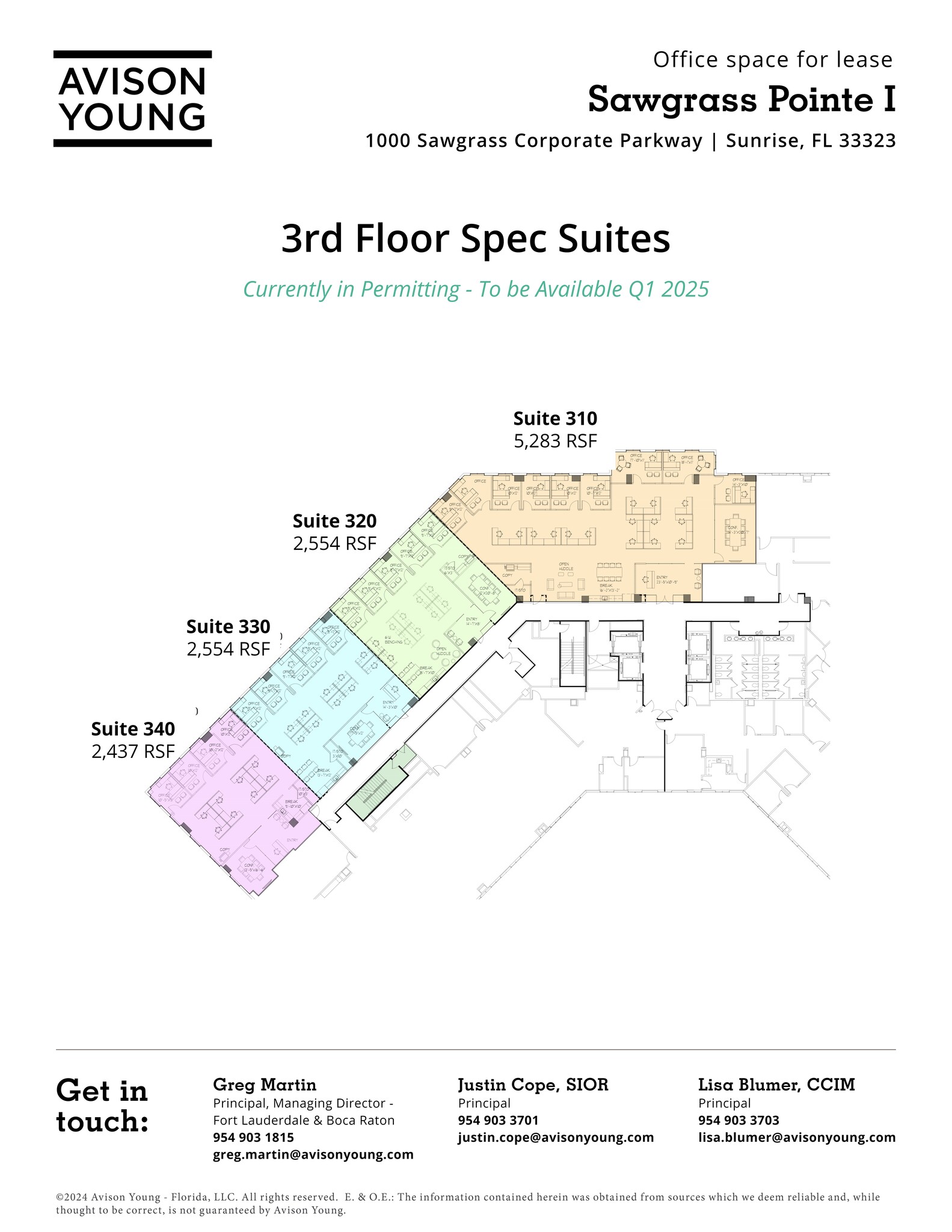 1000 Sawgrass Corporate Pkwy, Sunrise, FL à louer Plan de site- Image 1 de 1