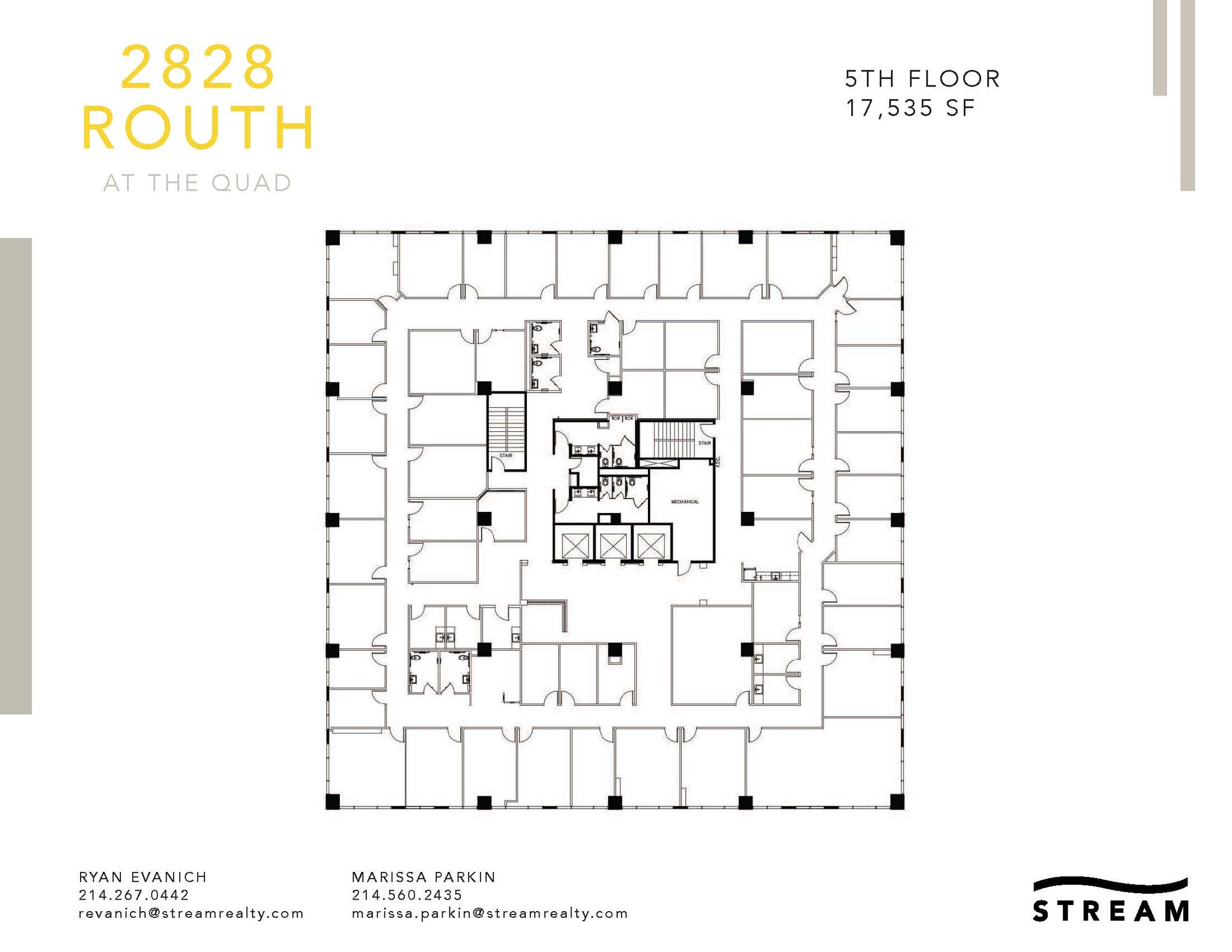 2828 Routh St, Dallas, TX for lease Floor Plan- Image 1 of 1