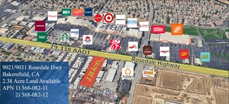 More details for 9021-9031 Rosedale Hwy, Bakersfield, CA - Land for Sale