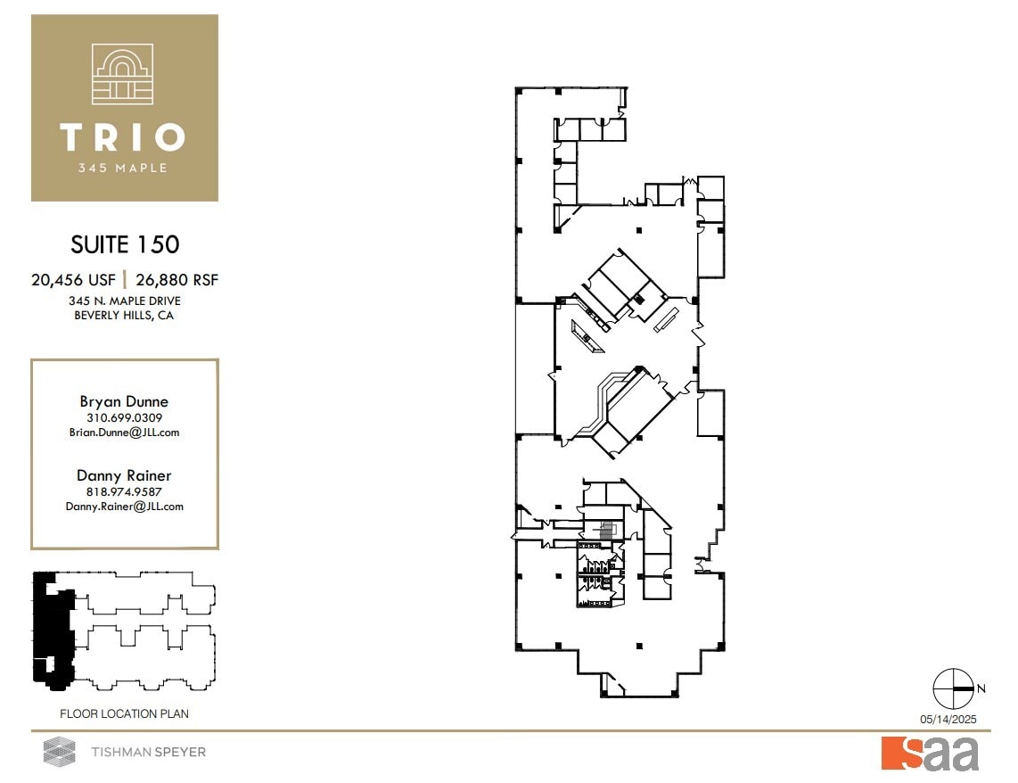 345 N Maple Dr, Beverly Hills, CA for lease Floor Plan- Image 1 of 1