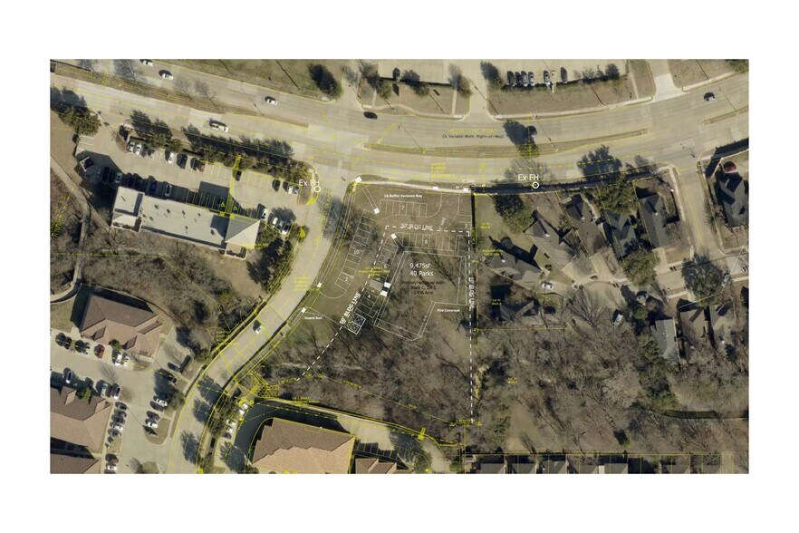 San Jacinto Pl., Plano, TX à louer - Plan de site - Image 2 de 2