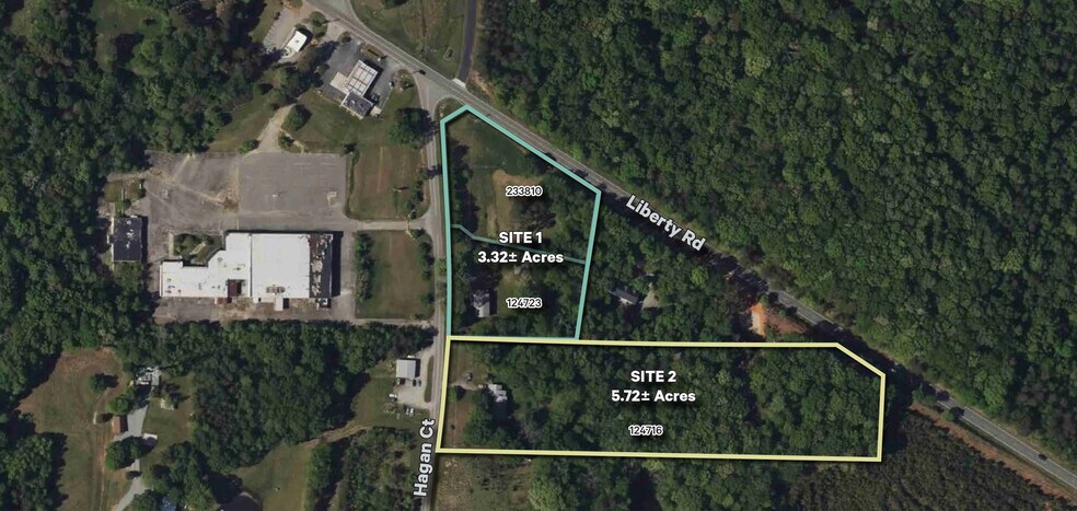 5601, 5607, & 5611 Hagan Ct, Greensboro, NC à vendre - Photo du bâtiment - Image 1 de 2