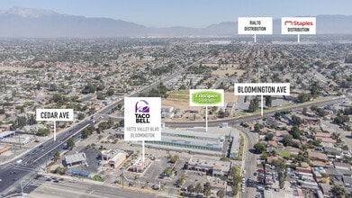 18772 Valley Blvd, Bloomington, CA - Aerial map view - Image1