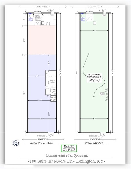 180 Moore Dr, Lexington, KY à vendre - Plan de site - Image 1 de 1