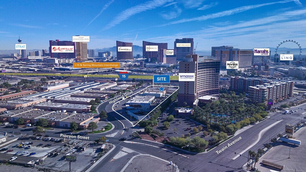 3640 S Highland Dr, Las Vegas, NV à vendre - Photo du bâtiment - Image 3 de 9