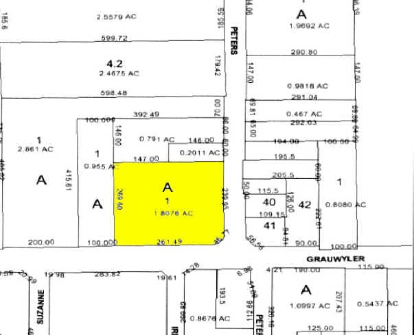 2233 E Grauwyler Rd, Irving, TX for lease - Plat Map - Image 3 of 3