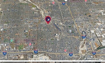 130 N Rancho Ave, San Bernardino, CA - Aérien Vue de la carte