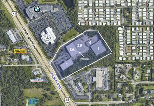 15485 S Tamiami Trl, Fort Myers, FL - Aérien Vue de la carte