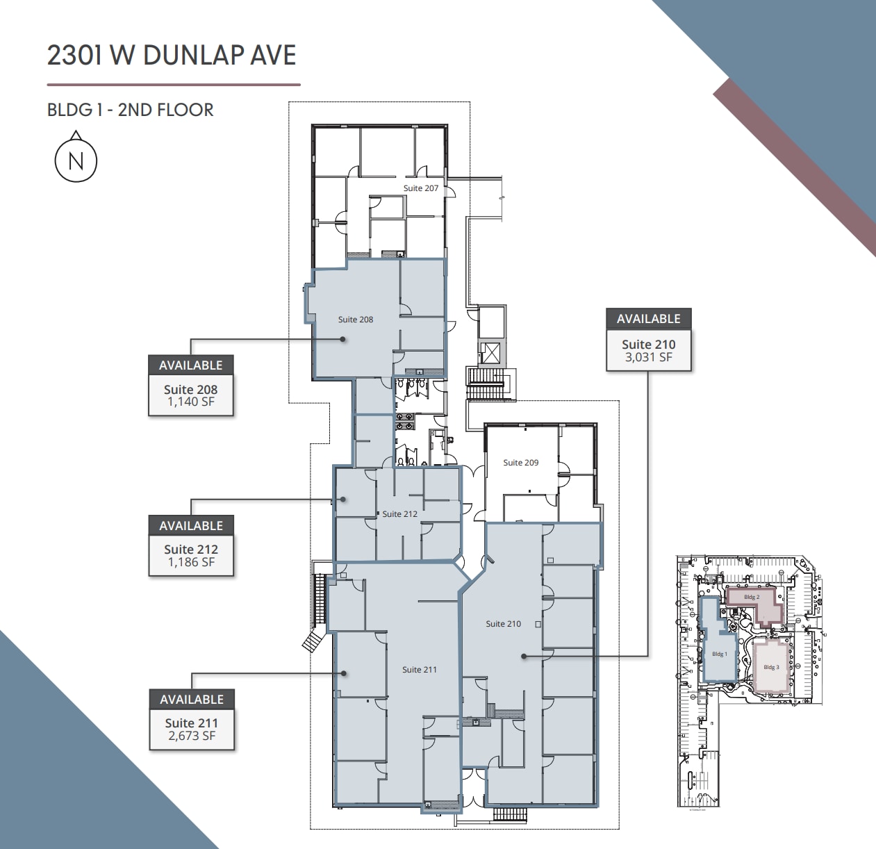 2301 W Dunlap Ave, Phoenix, AZ for lease Floor Plan- Image 1 of 1