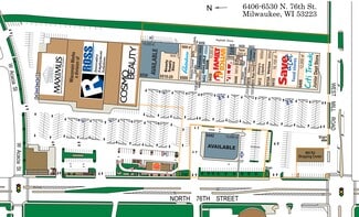 More details for 6406-6550 N 76th St, Milwaukee, WI - Retail for Lease