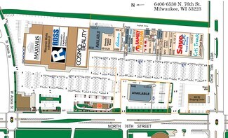 More details for 6406-6550 N 76th St, Milwaukee, WI - Retail for Lease