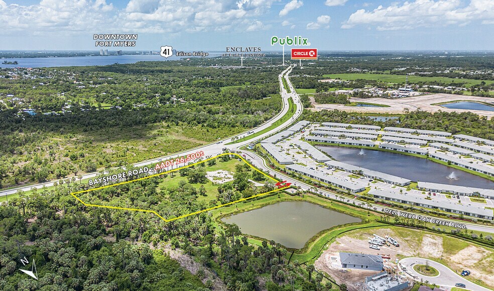 Bayshore Road, North Fort Myers, FL à vendre - Aérien - Image 2 de 10