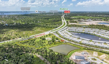 Bayshore Road, North Fort Myers, FL - AERIAL  map view - Image1