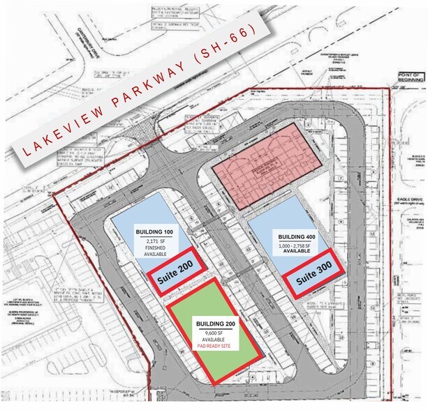 7700 Lakeview Pky, Rowlett, TX à vendre - Plan de site - Image 3 de 3
