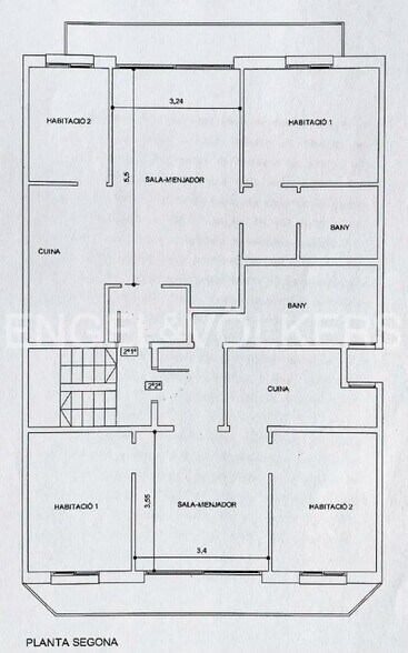 Immeuble residentiel dans Sant Pere de Ribes, Barcelona à vendre - Plan d’étage type - Image 2 de 4