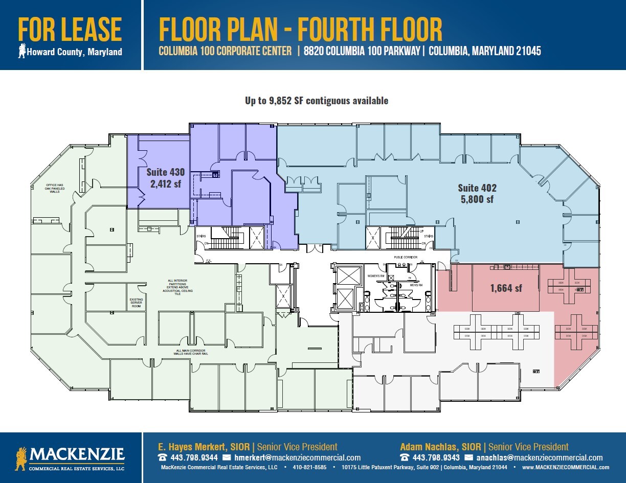 8820 Columbia 100 Pky, Columbia, MD for lease Floor Plan- Image 1 of 1