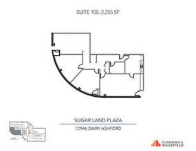 12946 Dairy Ashford Rd, Sugar Land, TX à louer Plan d’étage- Image 1 de 1