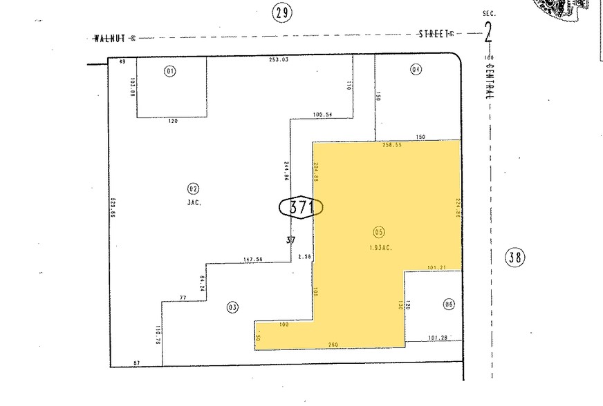 12550 Central Ave, Chino, CA for lease - Plat Map - Image 3 of 3