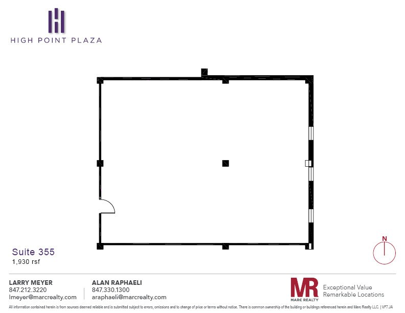 4415 W Harrison St, Hillside, IL for lease Floor Plan- Image 1 of 2