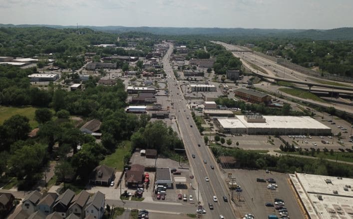 5401 Charlotte Ave, Nashville, TN for sale - Aerial - Image 2 of 6