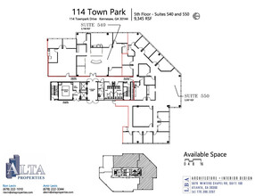 114 Townpark Dr NW, Kennesaw, GA à louer Plan d  tage- Image 2 de 2