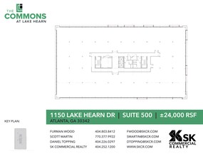 1150 Lake Hearn Dr NE, Atlanta, GA à louer Plan de site- Image 1 de 1