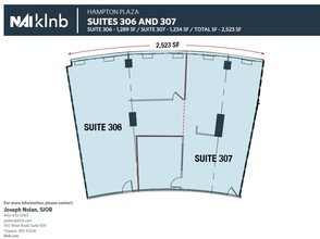 300 E Joppa Rd, Towson, MD for lease Floor Plan- Image 1 of 5