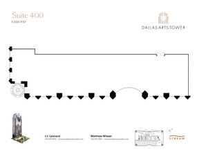 2200 Ross Ave, Dallas, TX à louer Plan d  tage- Image 1 de 1