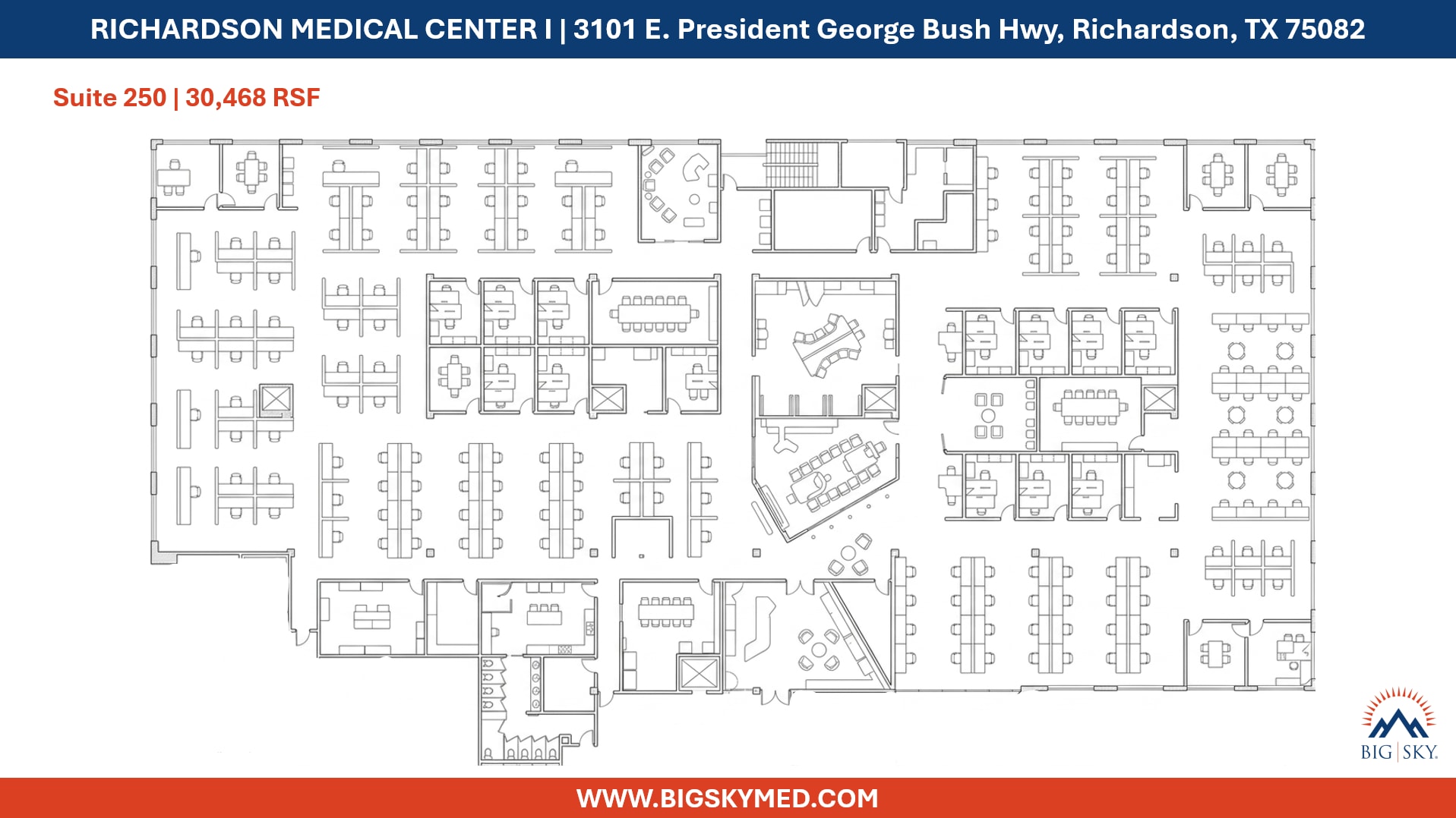 3101 E President George Bush Hwy, Richardson, TX à louer Plan d’étage- Image 1 de 28