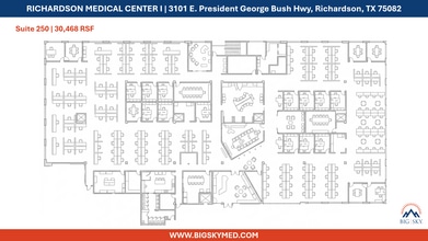 3101 E President George Bush Hwy, Richardson, TX à louer Plan d’étage- Image 1 de 28