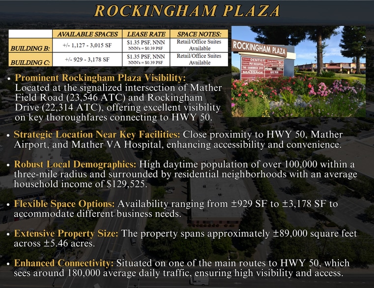 3324-3366 Mather Field Rd, Rancho Cordova, CA for lease - Building Photo - Image 2 of 20