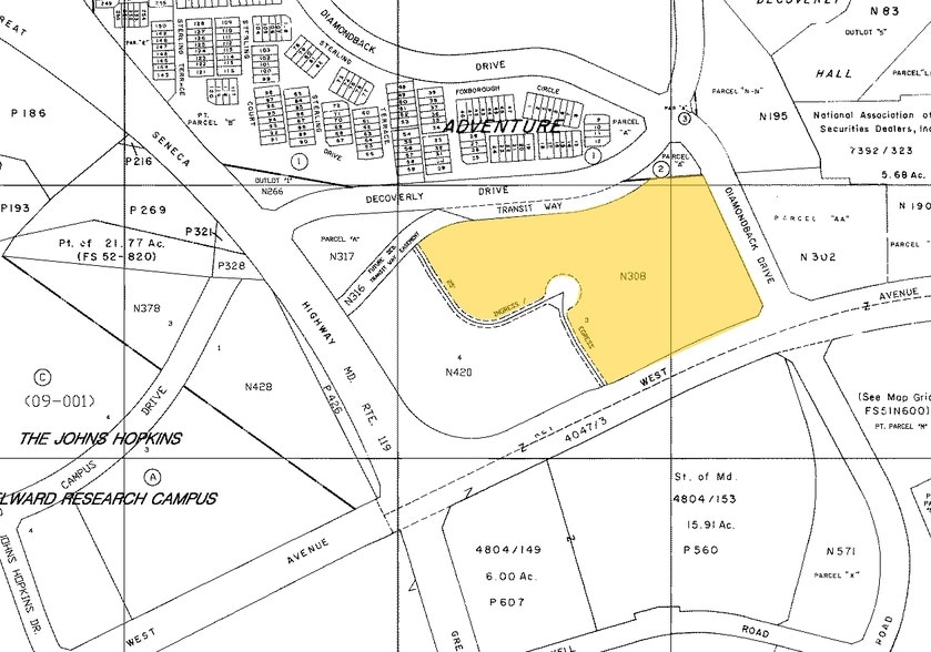 9707 Key West Ave, Rockville, MD for lease - Plat Map - Image 2 of 21